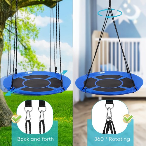 VIVOHOME Saucer Tree Swing, 41 VIVOHOME Saucer Tree Swing, 41
